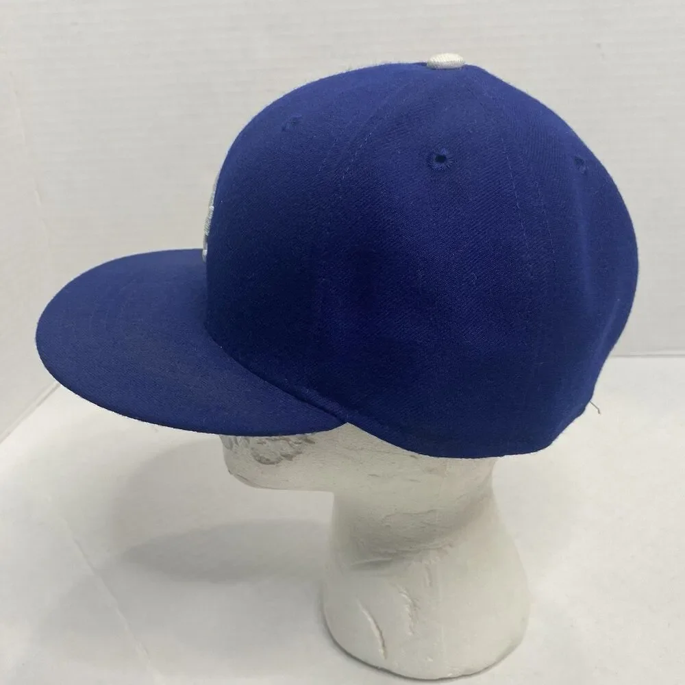 LA Dodgers Fitted Hat Cap MLB New Era 59Fifty Fitted Baseball On Field 7 1/2